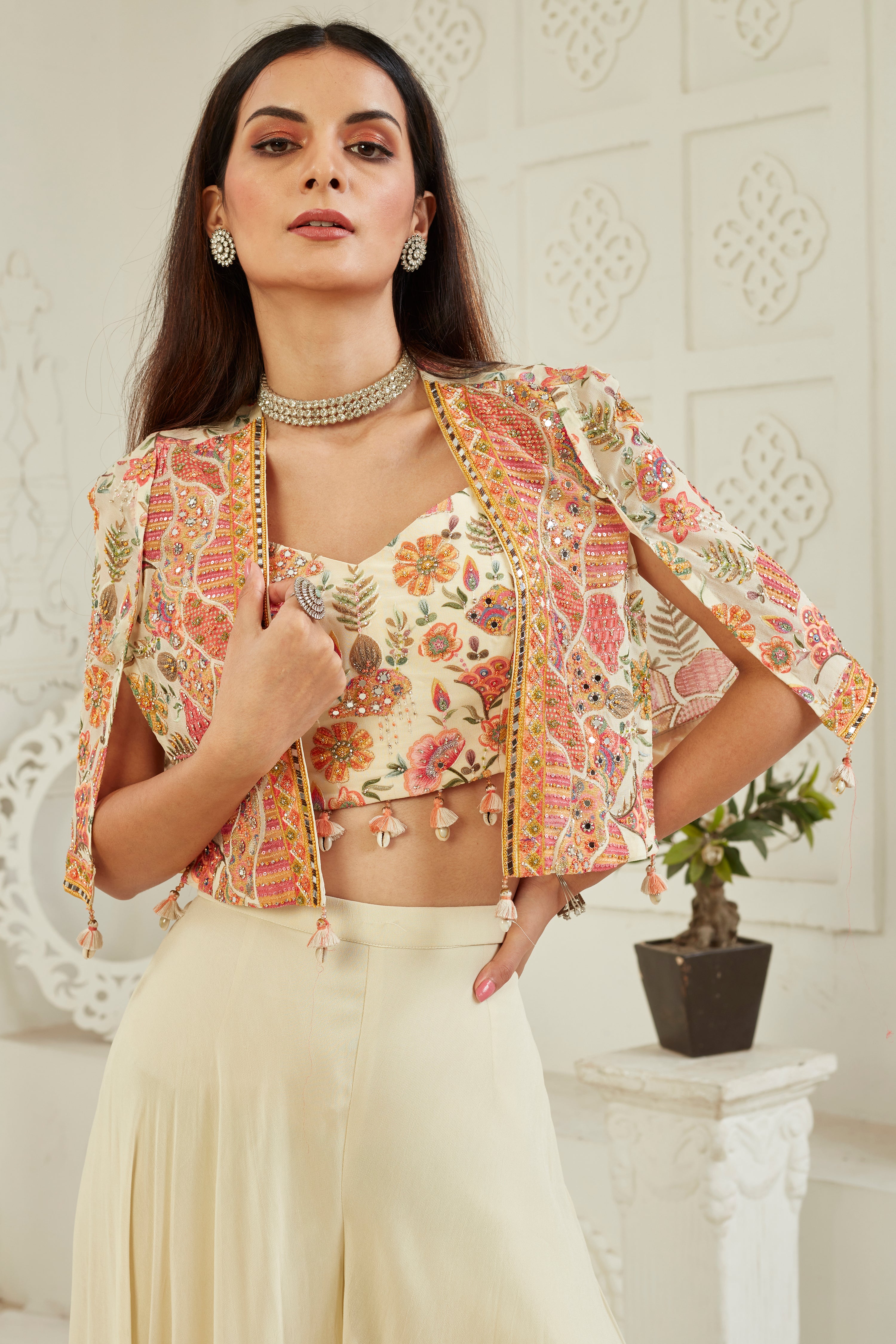 Serene Glow Sharara Set